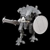 alt="armiger mech head  on a sexy ass looking armiger holding one of our round shields and chain swords, come on how much better does that look compared to everyone else's armigers, and yours could to"