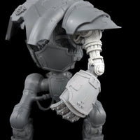 alt="cerastus knight replacement arm joint paired with our resin fist"
