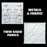 Painting Practice Panel - Metals & Fabrics